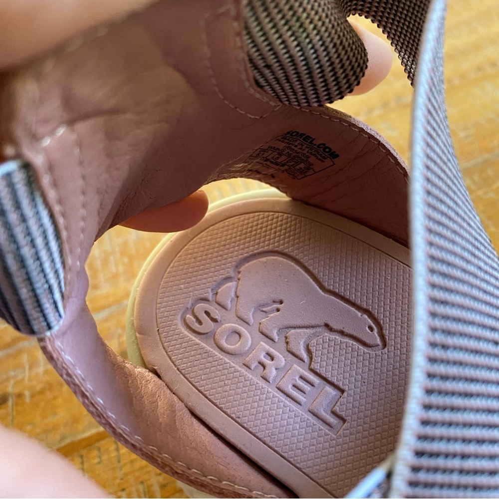SOREL Explorer Blitz Multi Strap Sandals 6.5 Pink & Purple - Picture 5 of 6